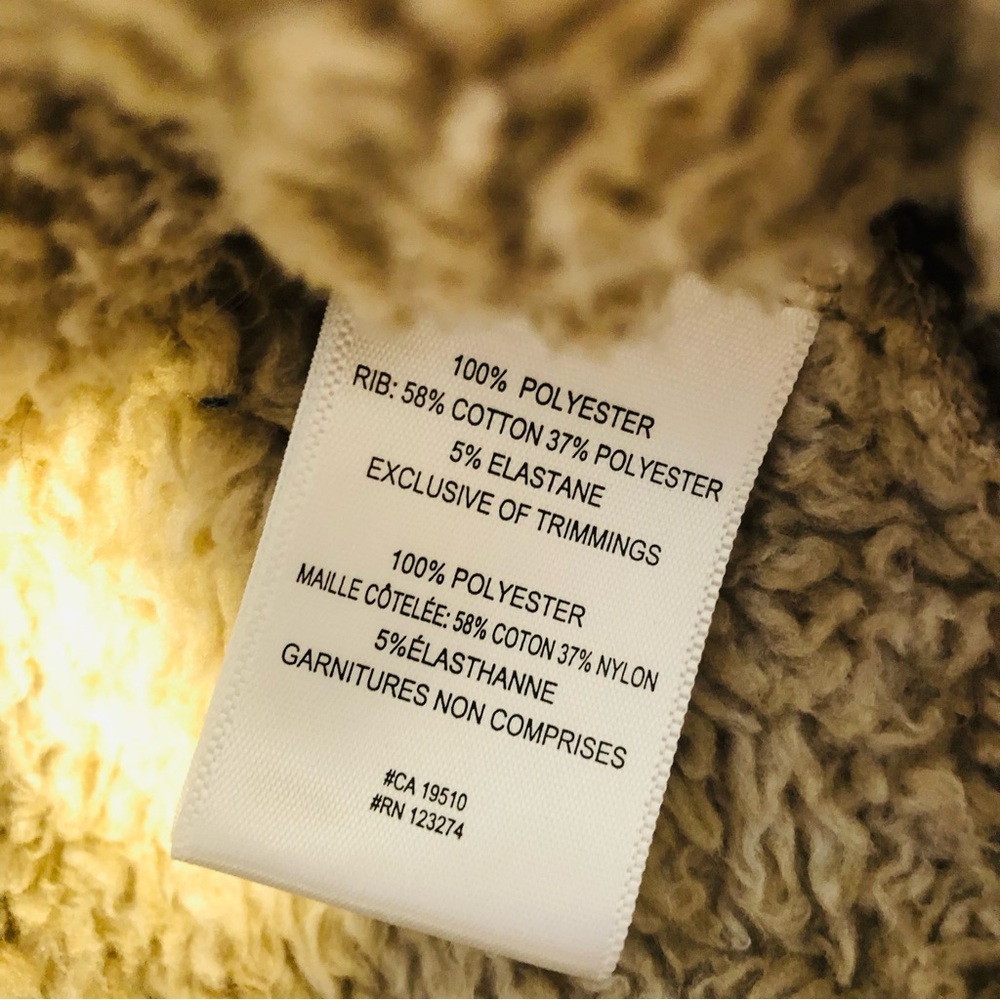 Lole  Size Small Half Zip Teddy Pullover Sherpa Tan Sweater - Picture 10 of 13